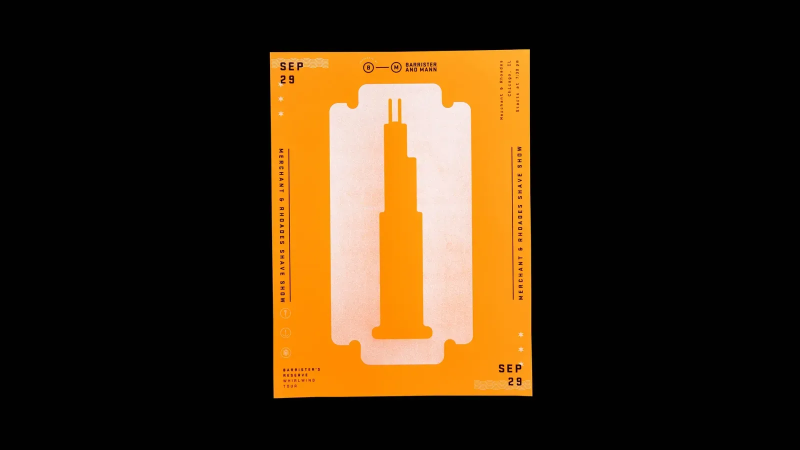 Chicago Merchant and Rhoades Shave Show poster