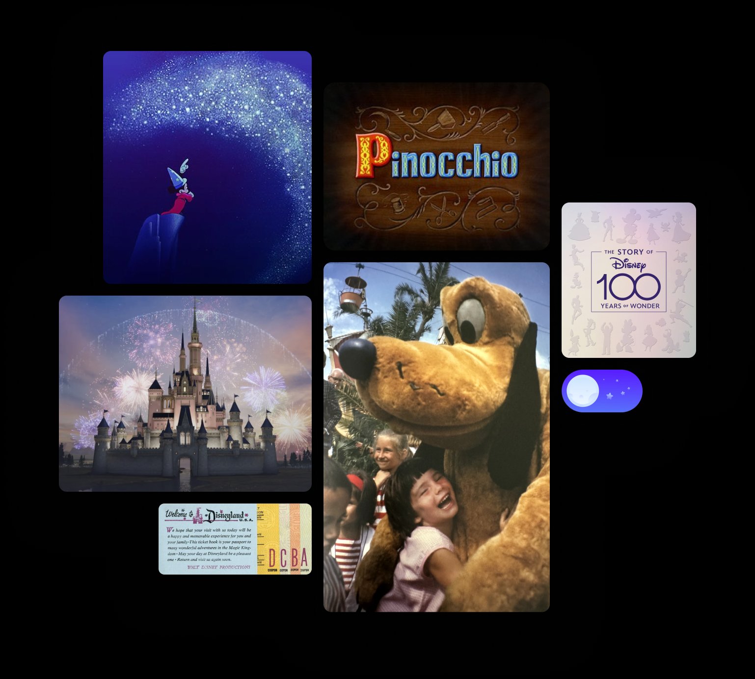 Disney research collage